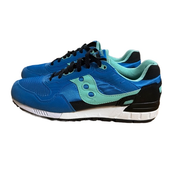 Saucony Shadow 5000 Blue and Black Athletic Shoes Men’s size 10.5 EUC 1X - Picture 2 of 12